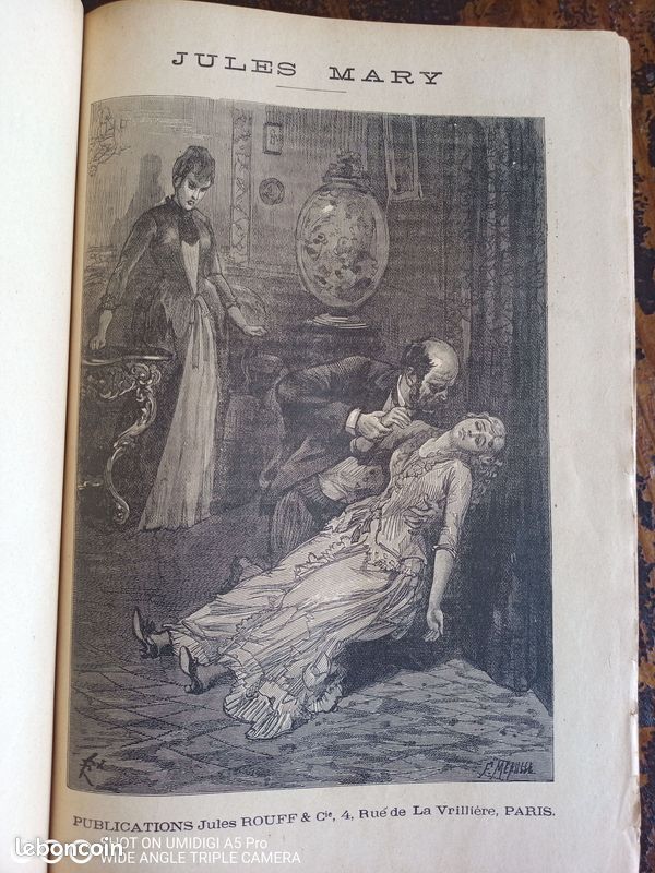 Jules Mary - Roger la Honte - reliure d'art signée Guétant Louis - gros volume (image 6)