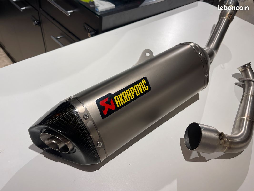Ligne Echappement Complete Akrapovic Racing Titane Yamaha MT125/YZF-R125 (2019) (image 2)