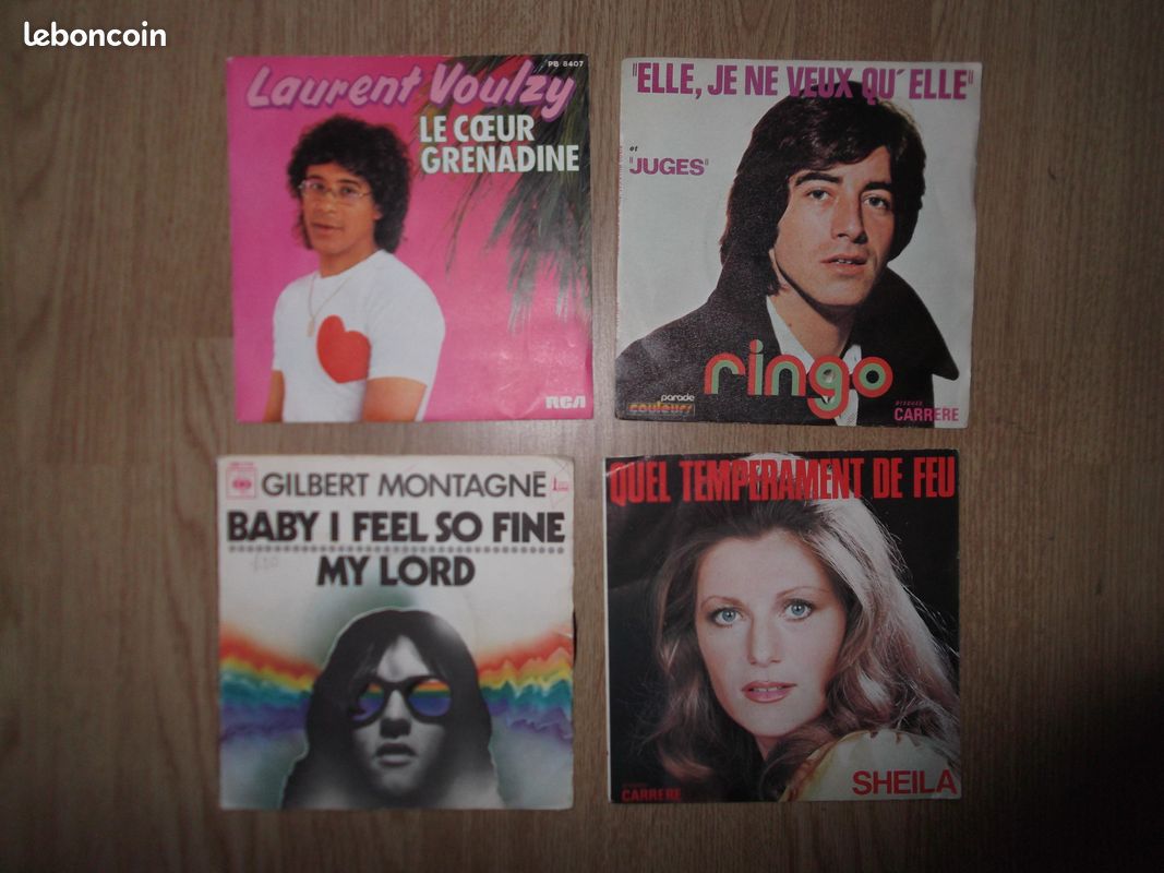 Disques vinyles 45 tours (image 1)