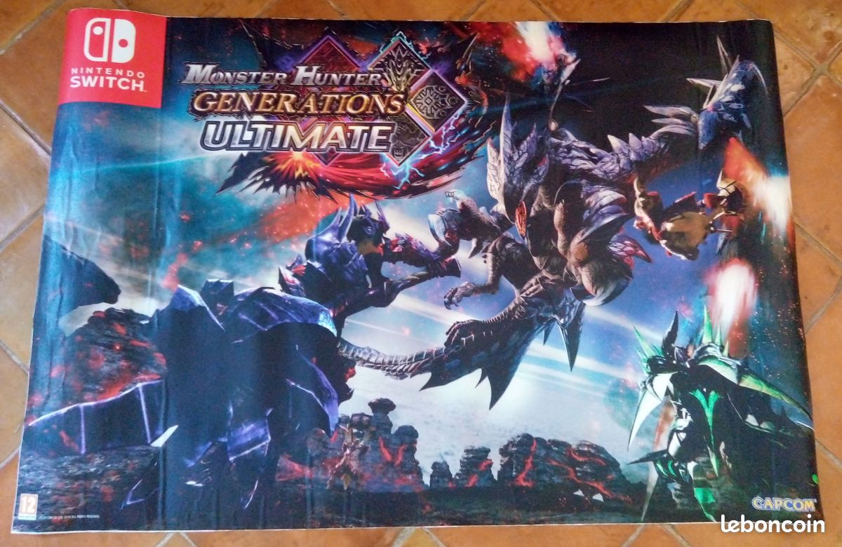 Poster géant MONSTER HUNTER Nintendo Switch (image 1)