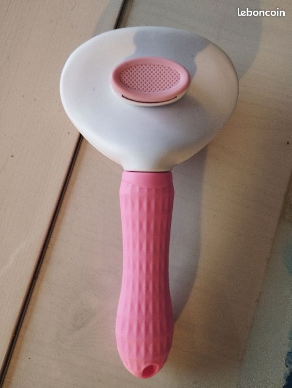 Peigne brosse pour chiens chats de compagnie toilettage accessoires pour chats neuve rose (image 1)