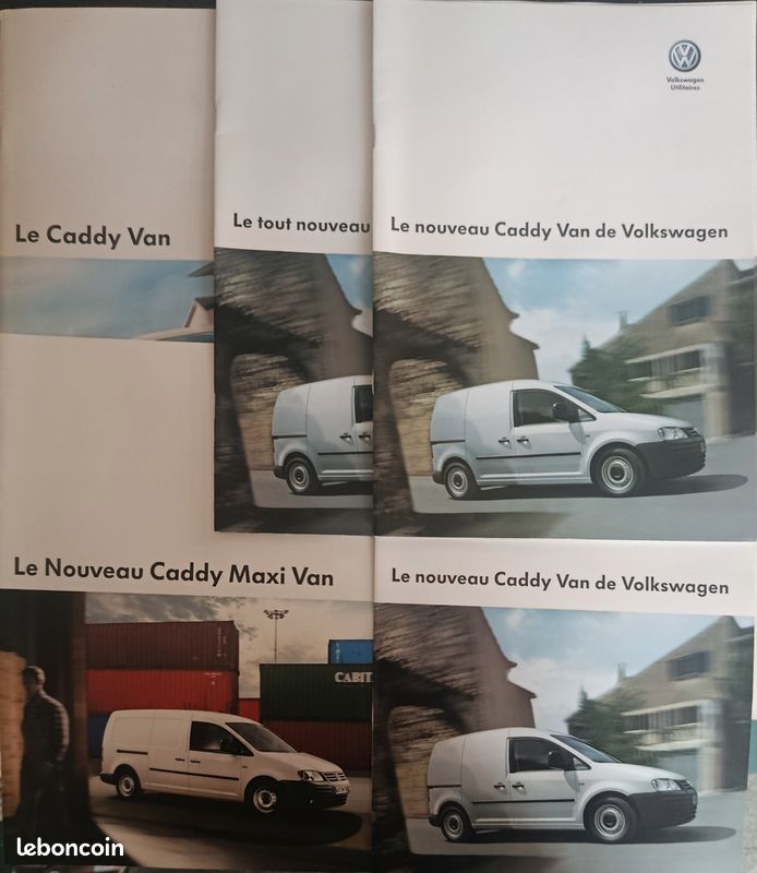 Lot 5 catalogues brochures Volkswagen caddy 2004/2009 #239 (image 1)