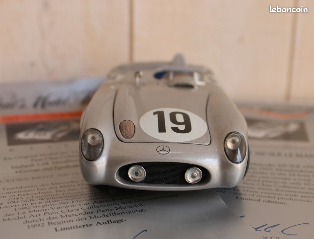 PAUL'S MODEL ART MERCEDES-BENZ 300 SLR LE Mans 1955 First Class Collection 1 24 146730930630