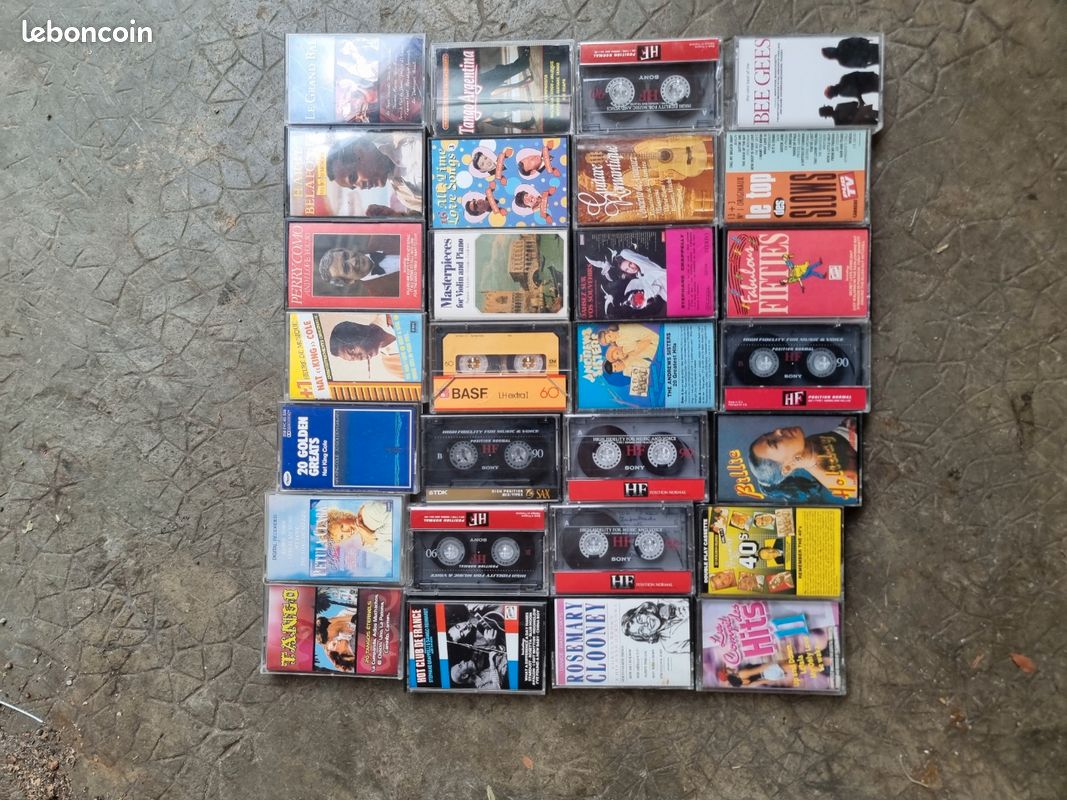 Lots cassettes musique (image 1)