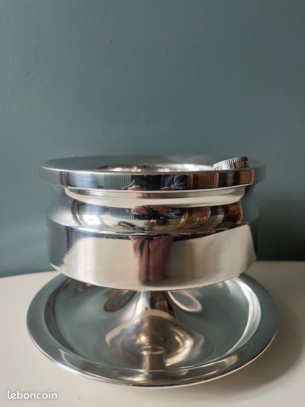 Saucière En Métal Argenté PEMJA - Qualité Orfèvre - Finition Brillante - Occasion