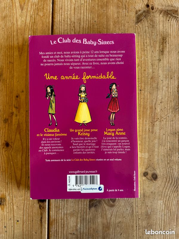 Livre Le Club des Baby-Sitters – Une année formidable (Ann M. Martin) (image 2)