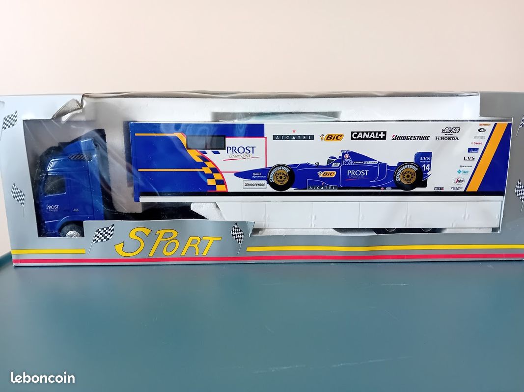 LBS-ELIGOR, SEMI-REMORQUE IVECO EUROSTAR pour FORD RACING F1, 1:43ème EUR 142,55 - FR