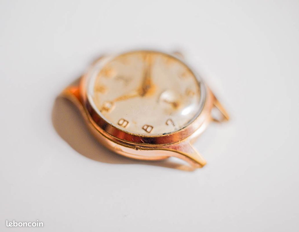 ANCIENNE MONTRE YEMA Plongee Or Mécanique Fe 140 Vintage Rare French