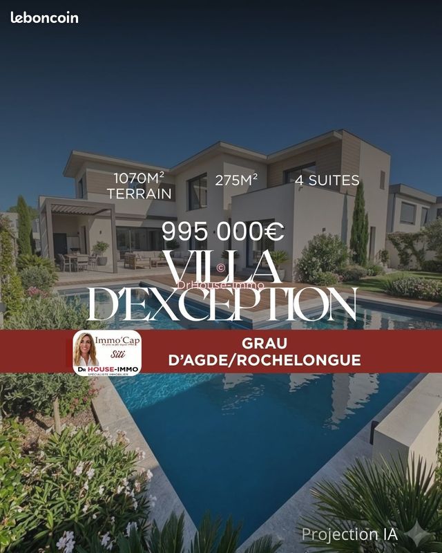 Maison 5 pièces 275 m² · à Agde · 275 m² · 1 195 000 €
