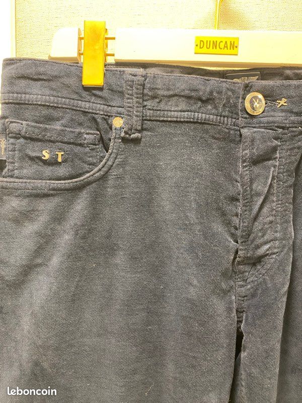 TRAMAROSSA - Jeans bleu marine (image 3)