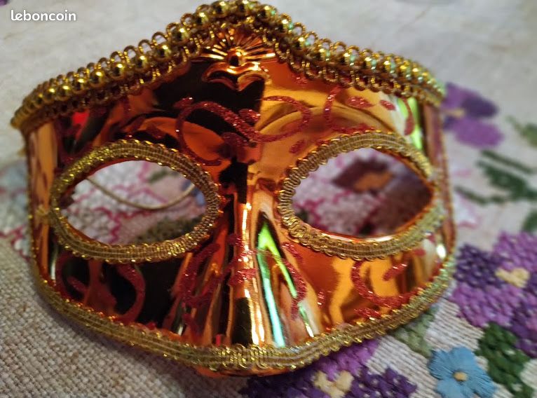 Masque Florentin pour bals masqués, carnaval etc.. (image 3)