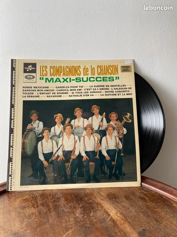 Vinyle 33 tours les compagnons de la chanson (image 1)