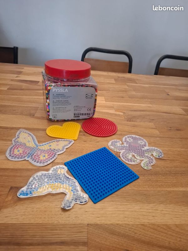 Planches à Perles à Repasser - Lot De 2 (cœur Et étoile), 16.5x14.5 Cm, Pour Enfants Créatifs