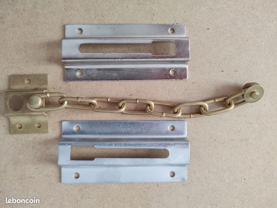 Chaîne pour porte chromé/cuivre (image 3)