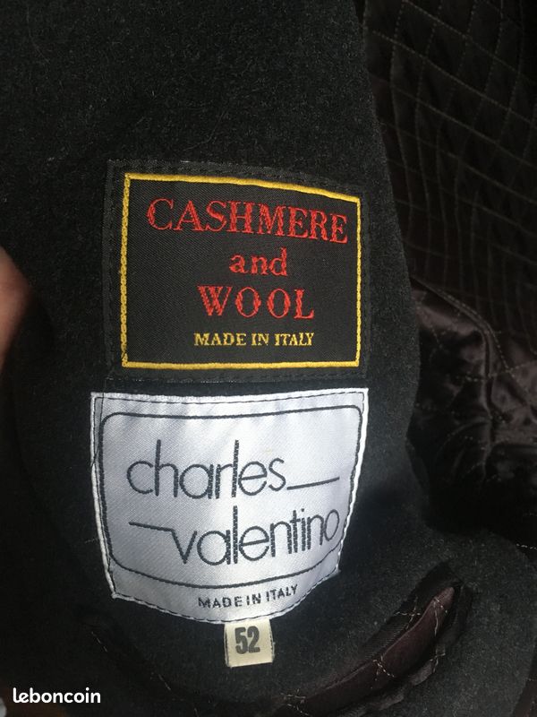 Manteau laine gris (image 2)