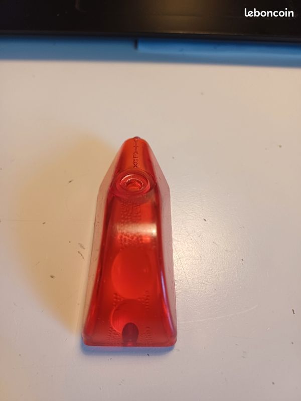 Cabochon De Feu Arrière Pour Vélo Vitalux, Rouge, Fabrication Française, Occasion