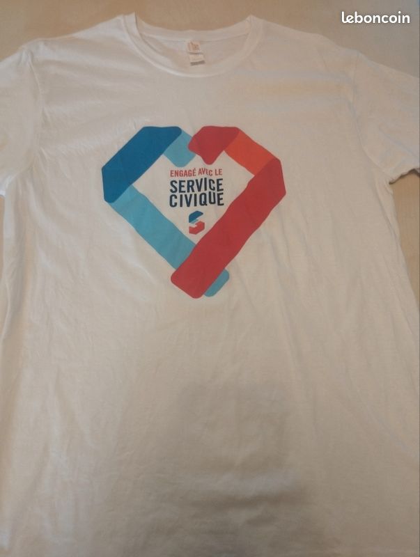 T-shirt service civique (image 1)