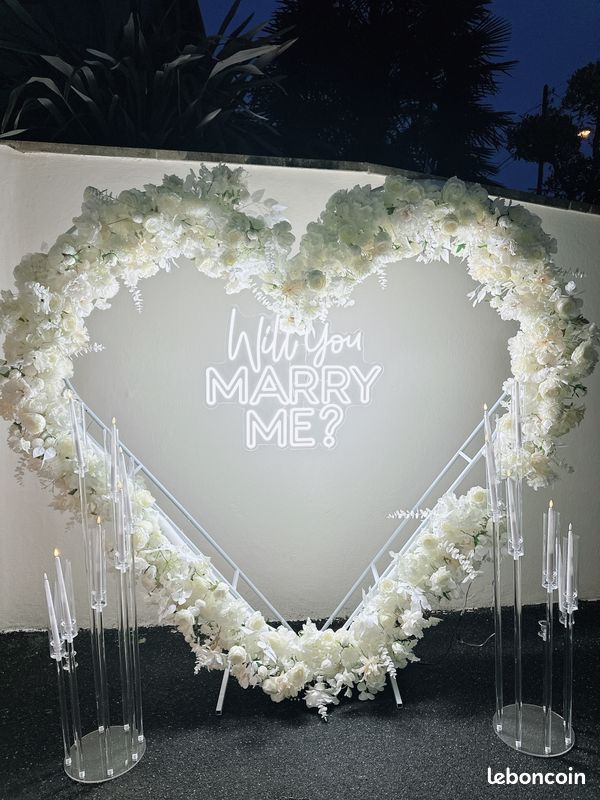 Bannière Just Married Cœur Bannière 'Just Married' Avec Cœurs