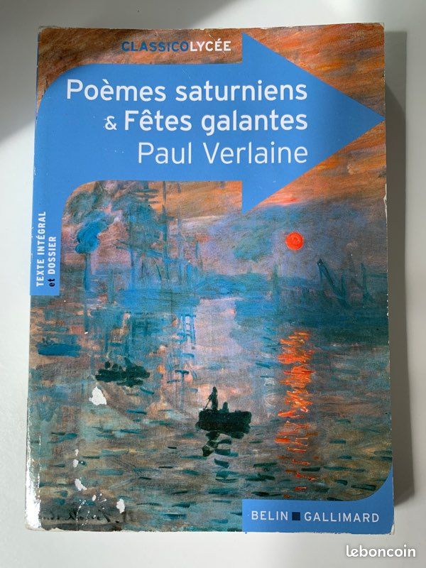 Poèmes saturniens & Fêtes galantes Verlaine (image 1)
