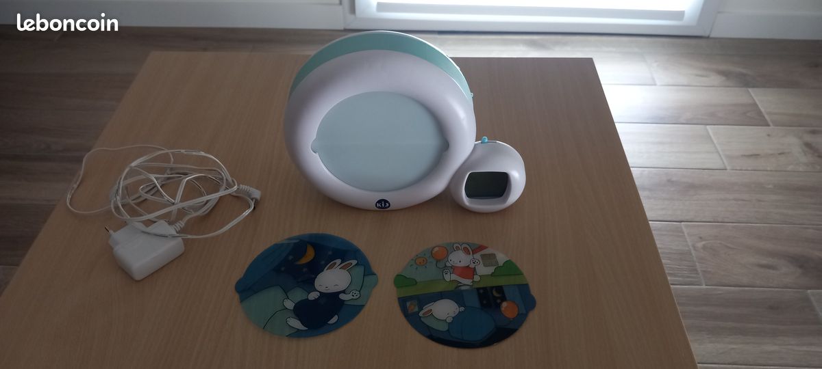 Veilleuse – Réveil pour enfant 3 en 1 Pabobo Kid Sleep « Moon » (image 2)