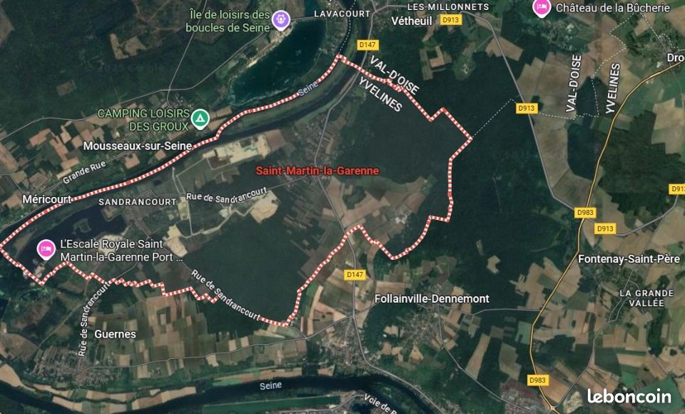 Terrain 600 m² · à Saint-Martin-la-Garenne · 114 000 €
