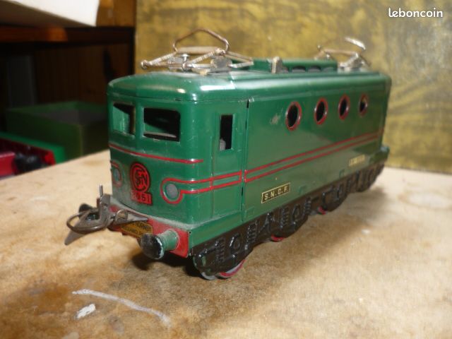 Ancien jouet loco hornby meccano france sncf bb 8051 echelle 0 1960 jouef marklin (image 6)