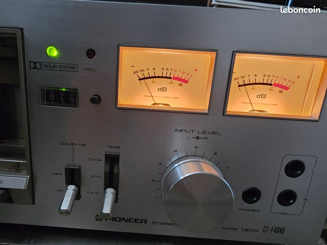 Platine Cassette Pioneer CT-F4040 - Vintage Hi-Fi - Super état