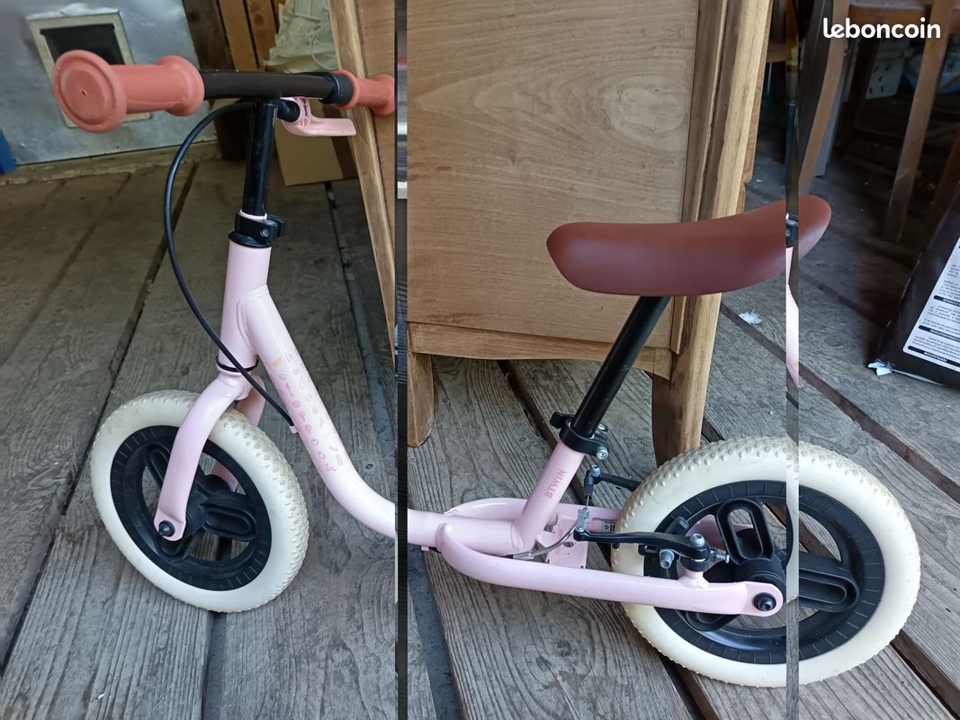 Draisienne Btwin rose (image 1)