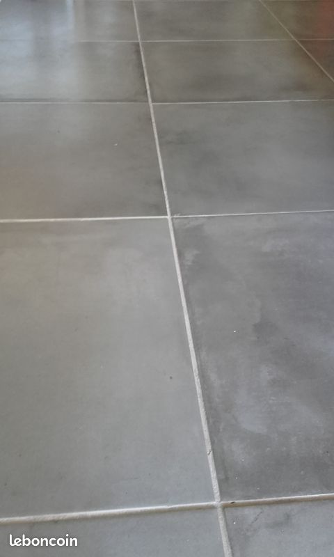 Carrelage 45x45 Grès Cérame Effet Beton Gris (image 1)