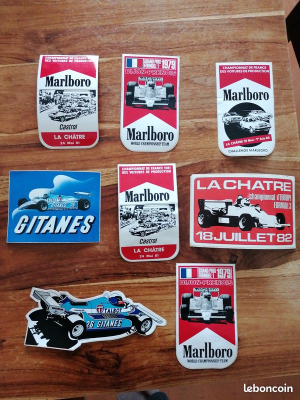 AUTOCOLLANT / STICKER - MARLBORO - 6e SALON SPORTS MECANIQUES ORLEANS 1982 - TOP EUR 5,90 - FR