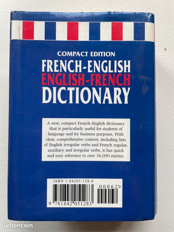 Dictionnaire anglais (image 2)