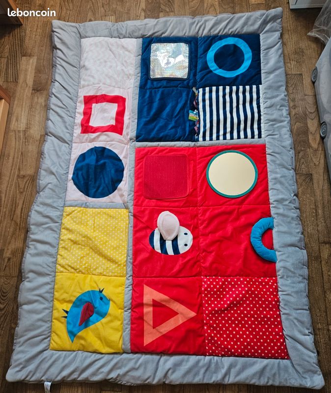 Grand tapis éveil bébé multicolore envrion 139 × 100cm (image 1)