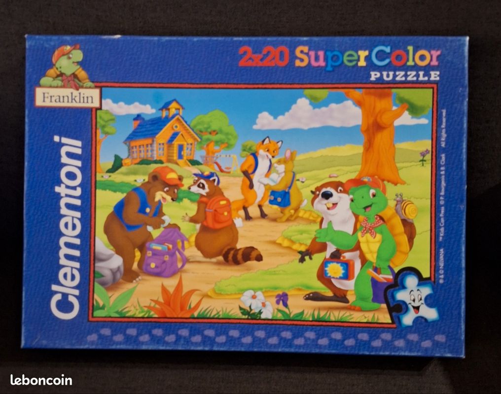 PUZZLE CLEMENTONI Franklin 2X20 Super Color (image 1)