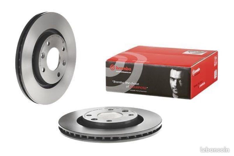 2 Disques de frein AVANT NEUFS Brembo 09.8695.11 09869511– Peugeot 208 308 2008 / Citroën C3 C4 Berlingo (image 1)
