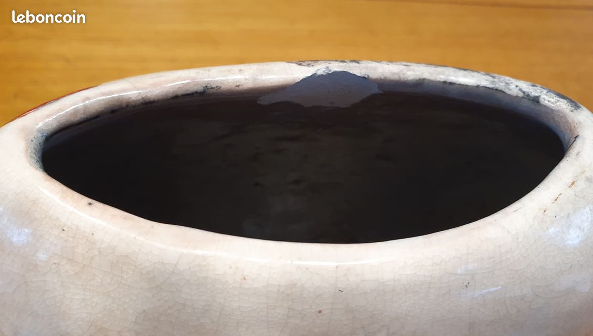 Vase Boule Design Raku – Céramique d'art Taller Botijo (Uruguay) (image 5)