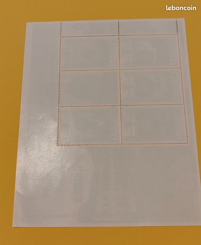 Timbre Bloc Corée Du Sud 1963 – Monuments Nubiens – Neuf Oblitéré – Prophila Collection – Qualité Certifiée