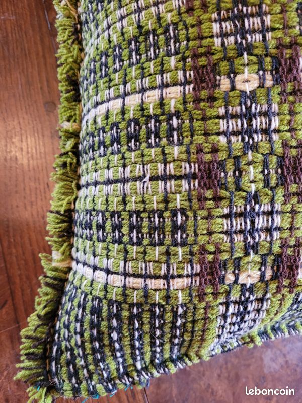 Coussin ancien vintage années 50 (image 6)