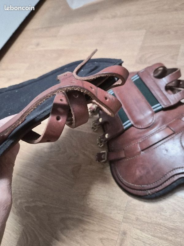 Guetre cuir forestier taille 2 (image 3)