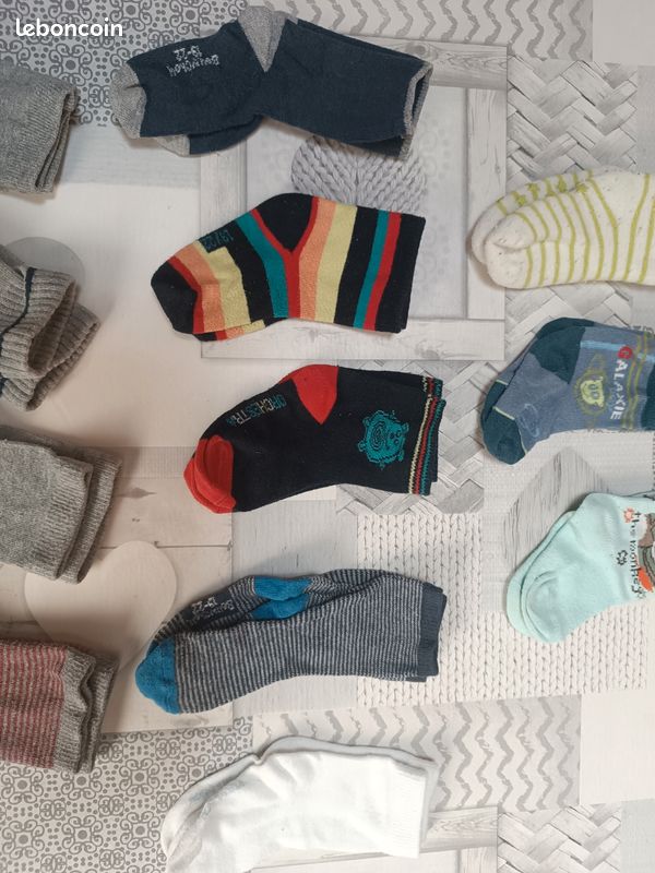 12 paires de chaussettes du 15/18 au 27/30 (image 3)