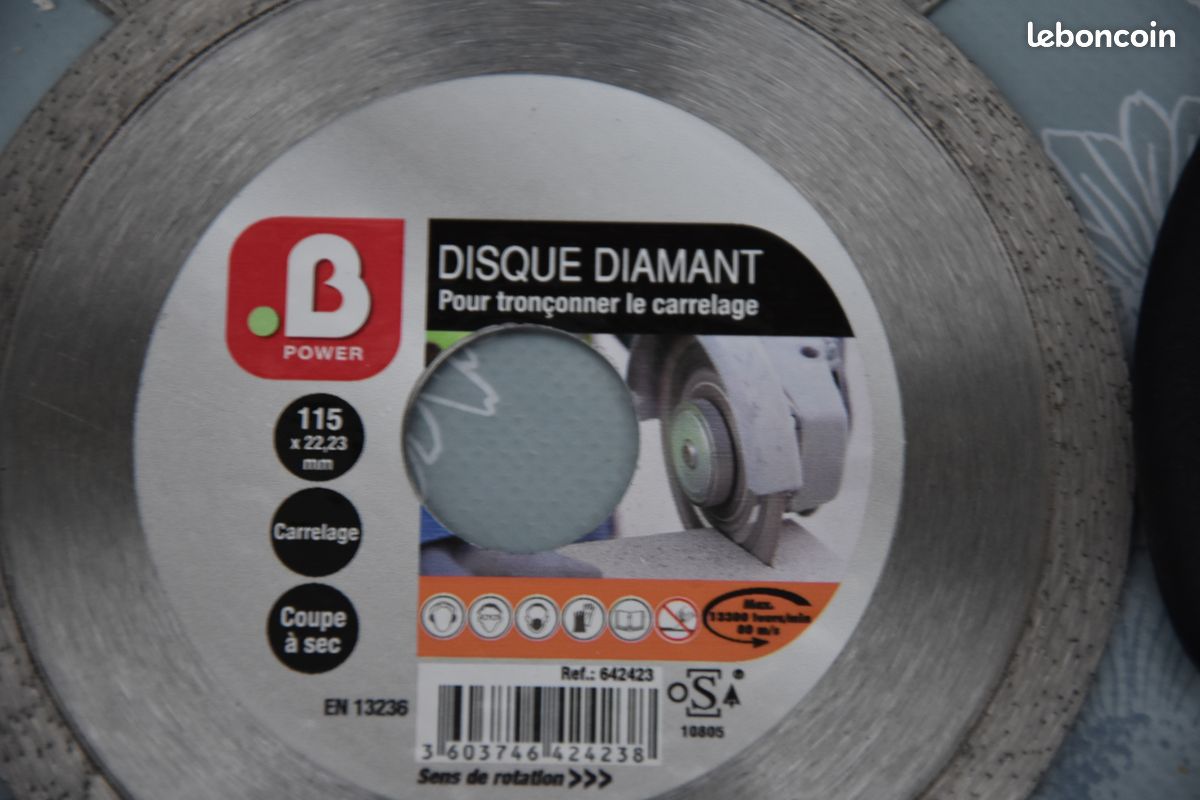 Disques Diamantés 115/125 + 1pince courbée (image 2)