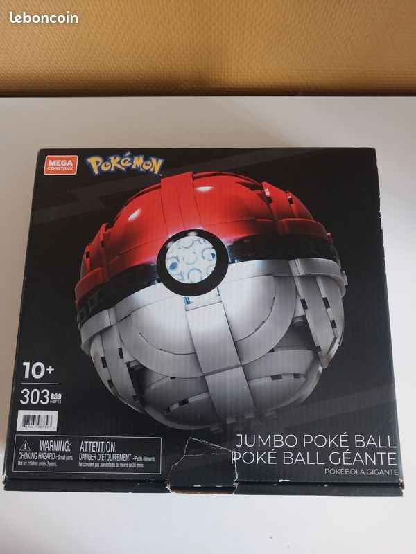 Mega Construx Pokémon Jumbo Poké Ball Géante - Neuf sous blister (image 1)
