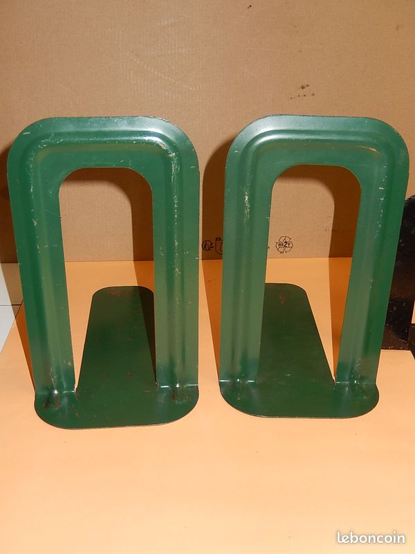 Acrimet Lot De 2 Serre-livres En Métal, Taille Jumbo 23 Cm H