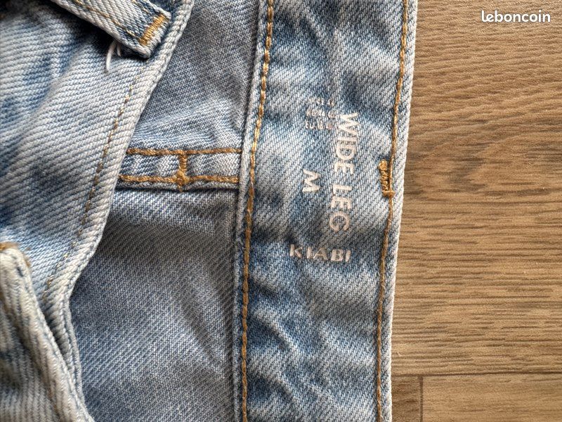 Pantalon cargo KIABI bleu ciel Vêtements