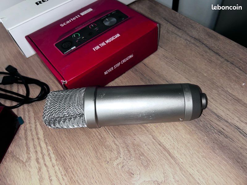 Pack Home Studio Complet RØDE NT1-A + Focusrite Scarlett Solo + Accessoires (image 4)
