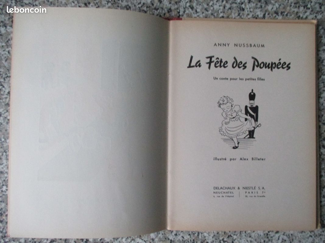 " La fête des poupées " livre ancien de 1944 (image 2)