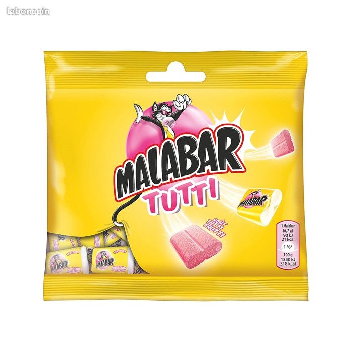 Malabar Tutti Frutti sachet 67g NEUF (image 1)