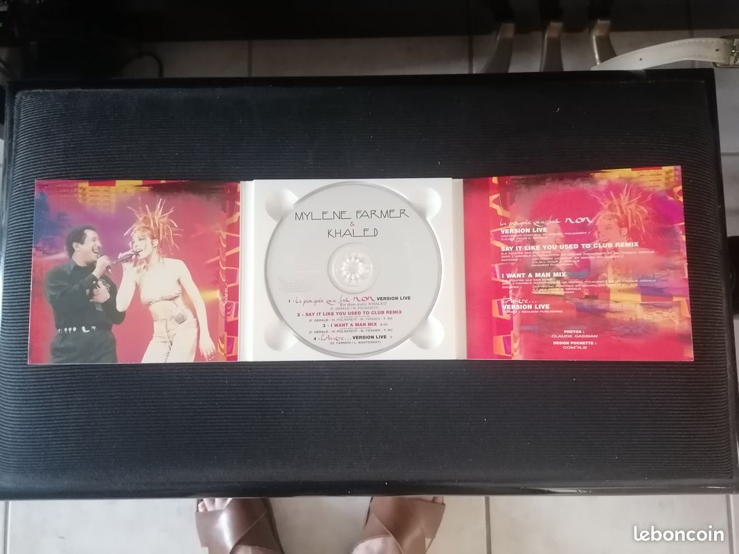Mylène Farmer et Khaled, CD Digipack, La poupée qui fait non, Live 