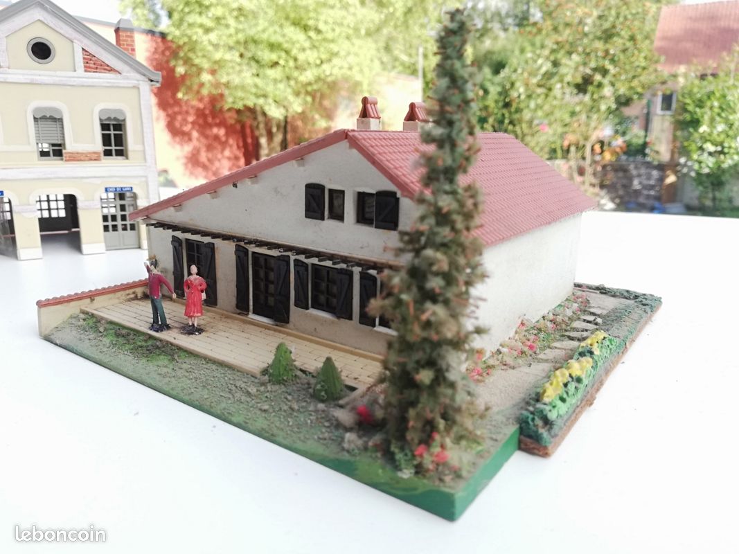 Décor Maquette Maison Jouef La Villa Atlantique - Référence 1995 - Occasion