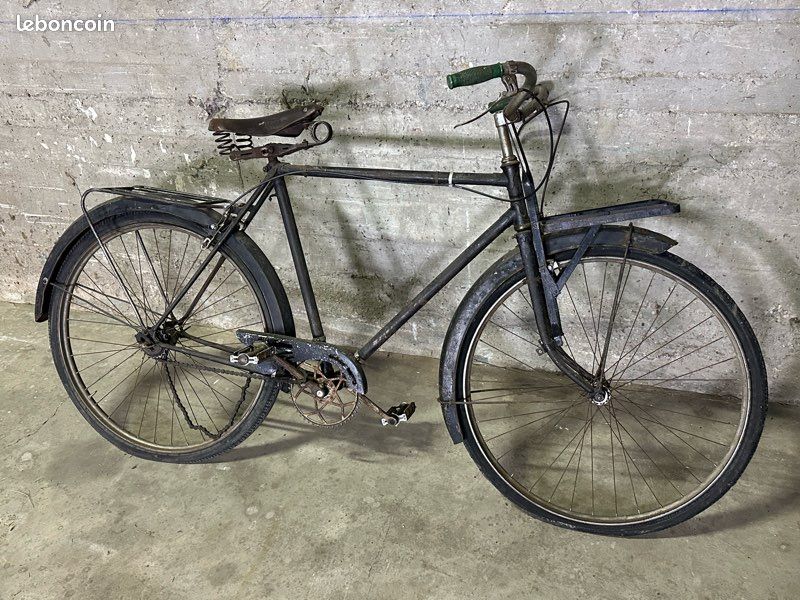 ancien Porte bagages avant pliable velo années 20 's
