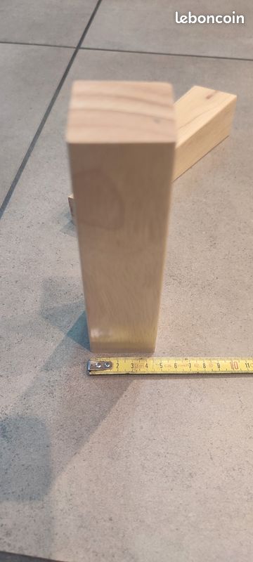 Lot 4 pieds de meuble bois H20cm (image 5)